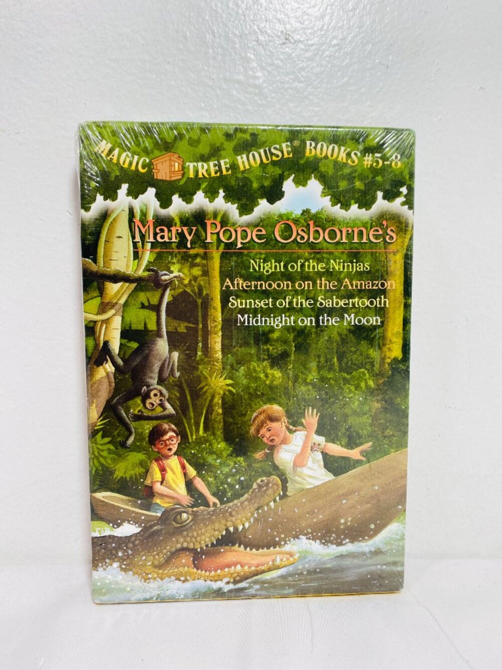 NEW Magic Tree House Books #5-8 Mary Pope Osborne - New In Sealed Slipcase